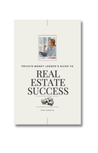 Private Money Lending Guide to Real Estate Success Private Money Lending Guide to Real Estate Success cover with Asian woman image sitting at laptop thinking